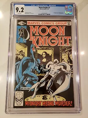 Buy Moon Knight 3 CGC 9.2 Marvel Comics 1981 1st Midnight Man • 45.82£