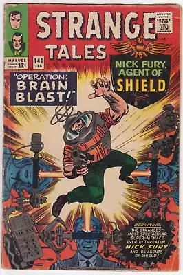 Buy Strange Tales #141, Marvel Comics 1966 VG 4.0 Ditko Dr Strange! Kirby Nick Fury • 15.53£