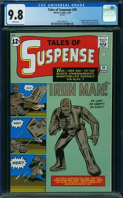 Buy Tales Of Suspense #39 CGC 9.8 - RARE 2006 Marvel Legends Promo - Iron Man! Q6 Cm • 229.10£