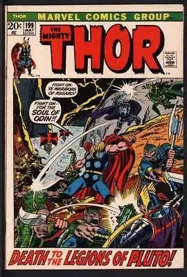 Buy Thor #199 7.5 // John Buscema & Frank Giacoia Cover Marvel Comics 1972 • 26.40£