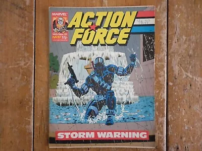 Buy Action Force (GI Joe) Issue No 37 Magazine MARVEL COMICS UK Good Condition • 7£