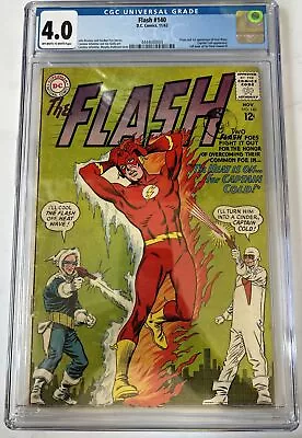 Buy The Flash #140 CGC 4.0 DC Comics 1st App Heat Wave 1963 • 154.95£