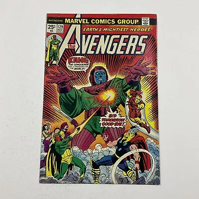Buy Avengers 129 Fine/Very Fine 7.0 Marvel 1974 • 15.52£