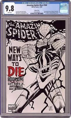 Buy Amazing Spider-Man #568D Romita Jr. Sketch Variant CGC 9.8 2008 4391295023 • 77.66£