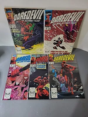 Buy Daredevil Vol 1. (5) Comic Lot Issues 278-280-281-283-285 Marvel 1990 • 21.74£