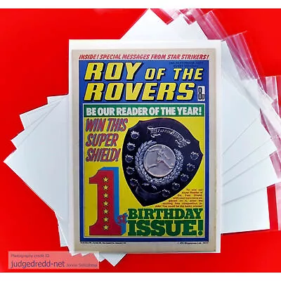 Buy 10 Roy Of The Rovers Comic Boards Size7. For A4 218 X 305mm 8.58 X 12.01In  . • 11.99£