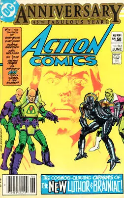Buy Action Comics #544 (Newsstand) FN; DC | Superman 1983 Lex Luthor Brainiac - We C • 19.43£