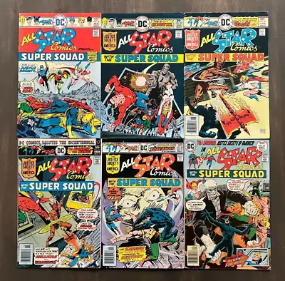 Buy 💥 All Star Comics # 58 - 63 1976 1st 2nd 3rd Appearance Power Girl Lot 💥 • 146.78£