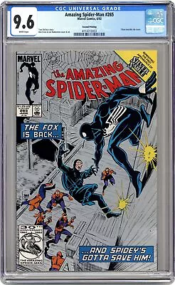 Buy Amazing Spider-Man #265B 2nd Printing CGC 9.6 1992 4114310003 1st Silver Sable • 44.27£