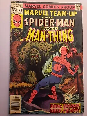 Buy Marvel Team-Up # 68 - Spider-Man & Man-Thing, 1st D’Spayre Good Condition  • 31.12£