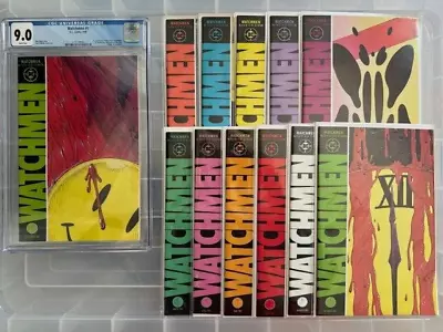Buy Watchmen 12 Issue Complete Set 1-12 (1986) Dc Comics - #1 Cgc 9.0 • 132.02£