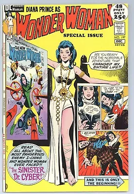 Buy Wonder Woman 197 (VF) Mike Sekowsky! Diana Prince! 52 PAGE GIANT! 1971 DC Y859 • 28.57£