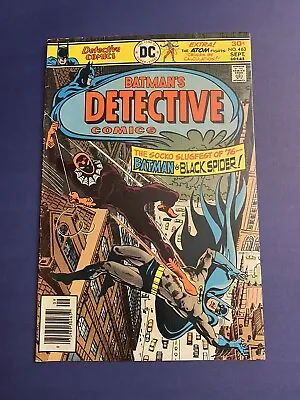 Buy Detective Comics #463 FN+ 1st Appearance Black Spider And Calculator • 21.75£