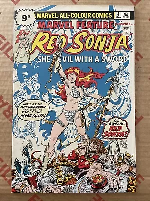 Buy Marvel Feature #4 ( Vol 2 1975) Classic Red Sonja Cover (C) Marvel Comics • 14.99£