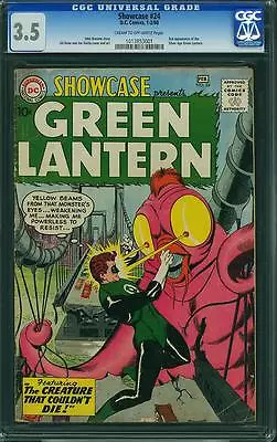 Buy Showcase #24 CGC 3.5 DC 1960 3rd Green Lantern! Key Silver Age! 101 22 Cm Set • 267.93£