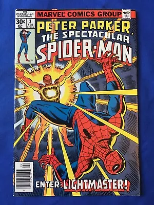 Buy Spectacular Spider-Man #3 VFN (8.0) MARVEL ( Vol 1 1977) 1st App Lightmaster (C) • 23£