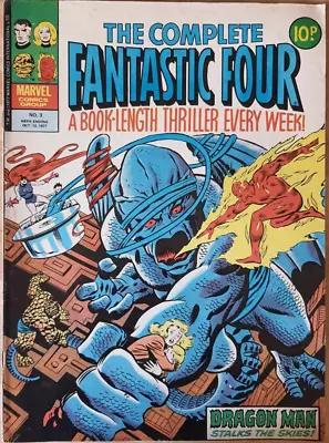 Buy The Complete Fantastic Four #3 Marvel Comics UK 1977 • 3.07£