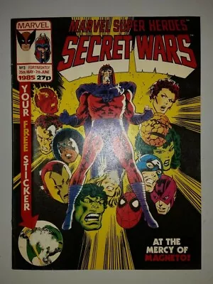 Buy Marvel Super Heroes #3 25th May Secret Wars British Weekly ^ • 6.99£