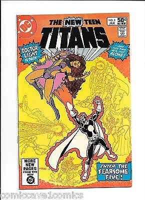 Buy New Teen Titans #3 (1980 Series) Very Fine+ (8.5) 1st Fearsome Five Appearance • 11.45£