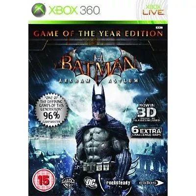 Buy Batman: Arkham Asylum (Microsoft Xbox 360, 2009) • 4.99£