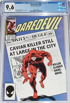 Buy Daredevil #242 CGC 9.6 May 1987 • 41.93£