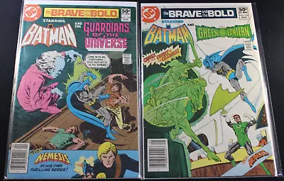 Buy Brave & Bold 173 174 Batman Green Lantern FN Comic Lot • 3.84£