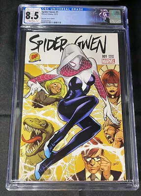 Buy Spider-Gwen #1 CGC 8.5 Dynamic Forces Variant 3000 COA 1st Series Gwen Stacey • 43.45£