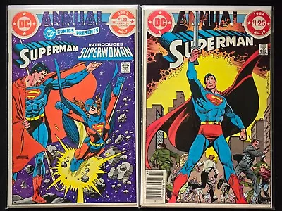 Buy (LOT 2) DC Comics Presents Annual 2, 1983 & Superman Annual 10, 1984 DC Comics • 3.88£