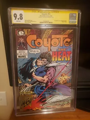 Buy Coyote 11 Cgc 9.8 -White Pages - Signed By Mcfarlane- Todd's 1st Pro Work • 621.29£