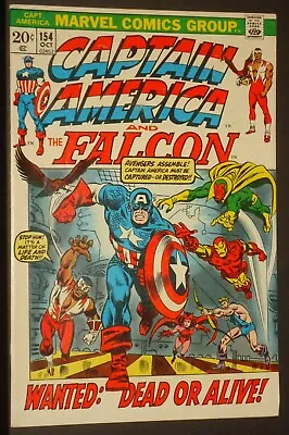 Buy Captain America #154 Oct 1972  • 155.31£