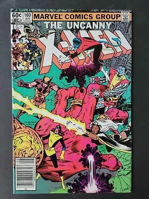 Buy Uncanny X-Men #160, HIGH GRADE,  Newsstand, 1st App Of Illyan Rasputin, 1982 • 23.30£