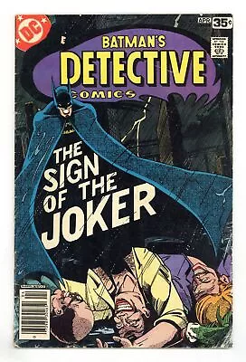 Buy Detective Comics #476 Survey Insert Variant GD 2.0 1978 • 14.37£