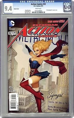 Buy Action Comics #32B Lucia Variant CGC 9.4 2014 1252248003 • 51.26£