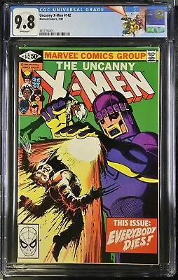 Buy Uncanny X-Men 142 CGC 9.8 Days Of Future Past Death Of Wolverine White Pages • 442.63£