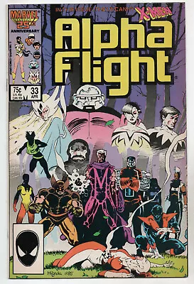 Buy Alpha Flight 33 Marvel 1986 FN VF 1st Lady Deathstrike X-Men Wolverine • 13.98£