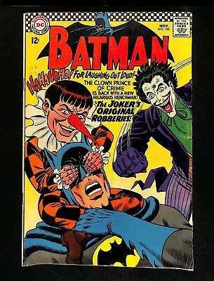 Buy Batman #186 VG/FN 5.0 1st Appearance Gaggy! Joker Cover! Murphy Anderson Art • 50.48£