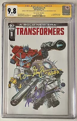 Buy Transformers #1 • Cgc Ss 9.8 • Signed X3 • Welker Cullen Gilvezan • Idw • 582.45£