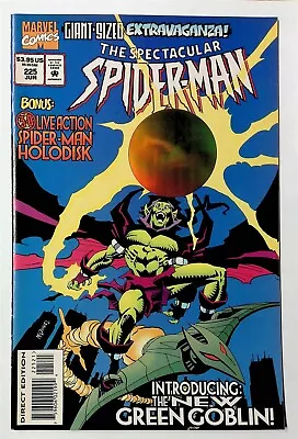 Buy The Spectacular Spider-Man #225 (Jun 1995, Marvel) Hologram Cover VF • 2.72£