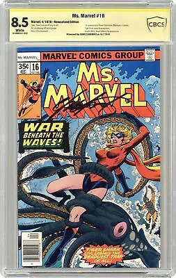 Buy Ms. Marvel #16 CBCS 8.5 Newsstand SS Chris Claremont 1978 18-3B8C331-022 • 104.84£