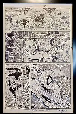 Buy Amazing Spider-Man #309 Pg. 20 By Todd McFarlane 11x17 FRAMED Original Art Print • 46.55£