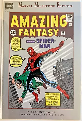 Buy Amazing Fantasy # 15 Marvel Milestone Edition  1992 Fine- • 0.99£