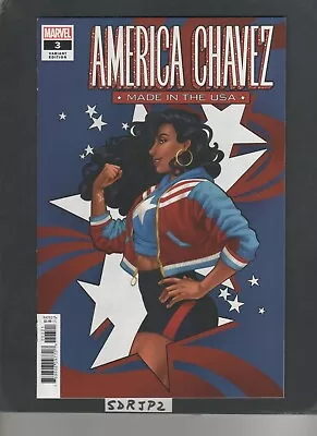 Buy America Chavez Made In The Usa #3 Nm Unread Key 2021 1st Catalina Cola Variant • 27.17£