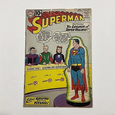 Buy Superman 147 Very Good- Vg- 3.5 Dc Comics 1961 First Legion Of Super Villains Dc • 50.47£