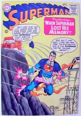 Buy Superman #178 (1965) Vg+ 4.5   When Superman Lost His Memory!  • 12£