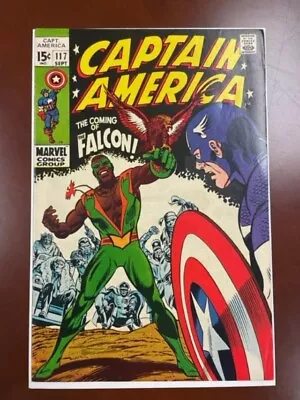 Buy Captain America #117 First Appearance Of The Falcon 1969 No Restore & Whole Bk! • 194.15£