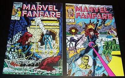 Buy Lot/2 NM BLACK WIDOW Marvel Fanfare 11 12 Rachel Weisz Movie 1st Iron Maiden NEW • 22.65£