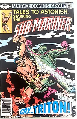 Buy Tales To Astonish # 2. Sub-mariner. 2nd Series. Jan. 1980. Vfn 8.0. • 3.99£