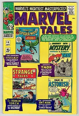 Buy Marvel Tales #4 (1966) Amazing Spider-man Thor Ant-man Strange Tales Vg • 9.32£