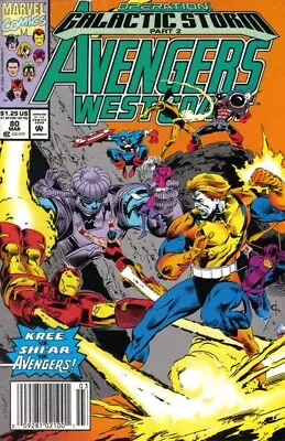 Buy Free P & P; Avengers West Coast #80, Mar 1992:  US Newsstand Edition • 4.99£