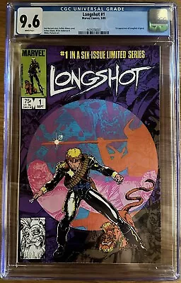 Buy Longshot #1 CGC 9.6 White Pages Sept. 1985 Marvel Comics 1st Appearance New Slab • 115.71£